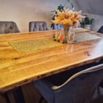 Masivne lesene jedilne mize po naročilu